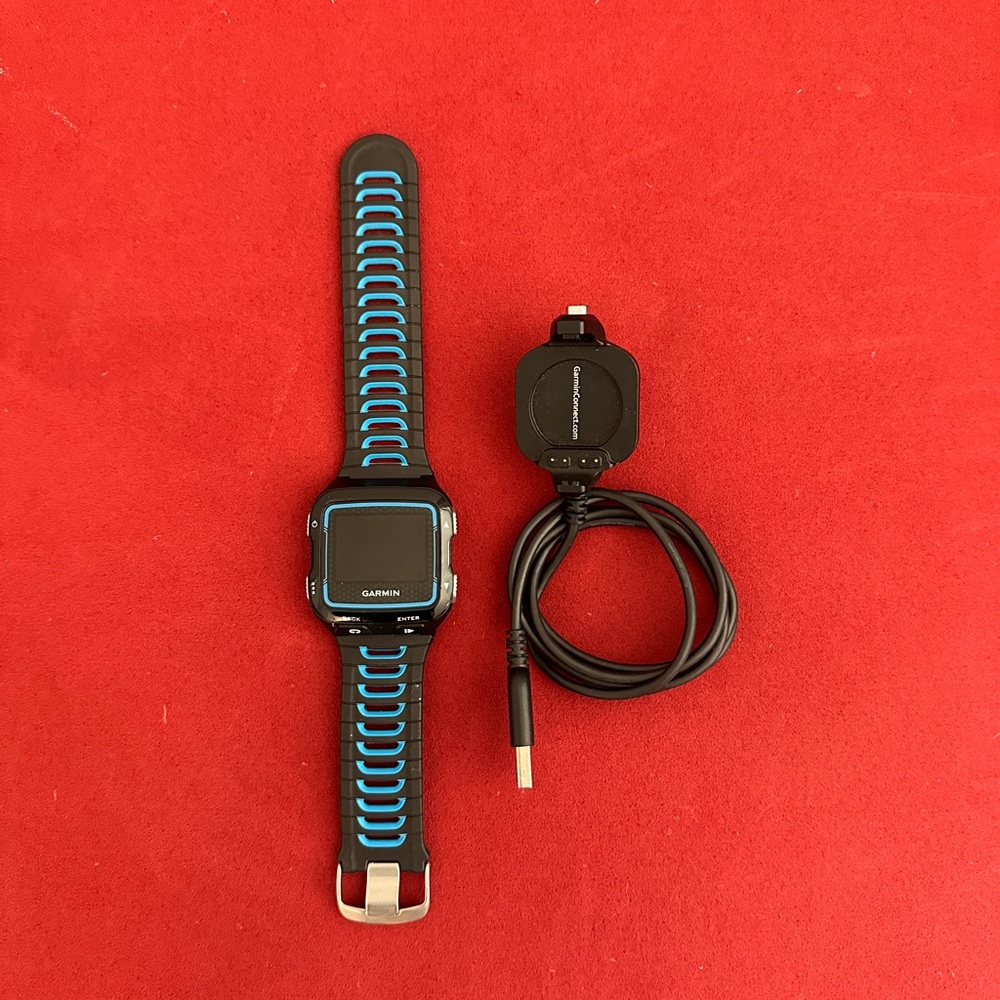 Garmin Smartwatch with Black and Blue Band